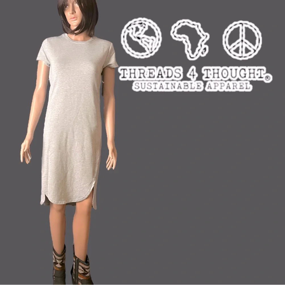 ✨HOST PICK! ✨NWT Threads4 Thought high-low t-shirt dress in heather grey ♻️🌱✨ - Picture 2 of 12
